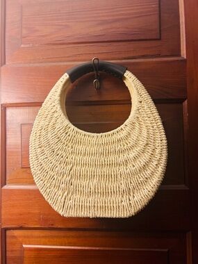 Wicker Straw Costal Beach handbag